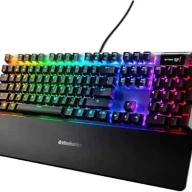 Imagem de Teclado Mecânico Gamer Steelseries Apex 7, RGB, Switch Red, Us, Anti-ghosting, Preto - 64636