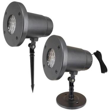 Imagem de Luz de projeção de neve de Natal Led Snow Show Projetor, decoração imp