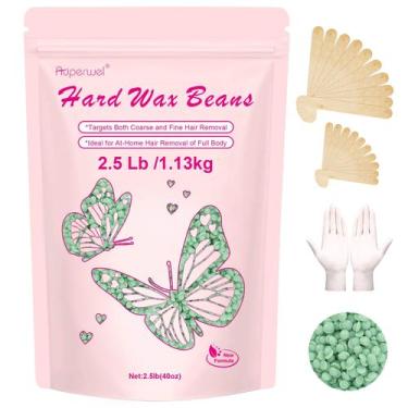 Imagem de Kit de depilação para pele sensível Hard Wax Beads Auperwel 1,13 kg