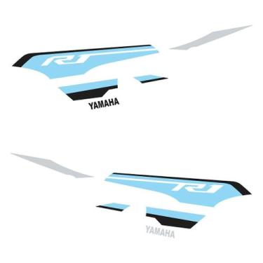Imagem de Adesivo Protetor Tank Pad Yamaha YZF R1 2015 Lateral - Alta Resistênci