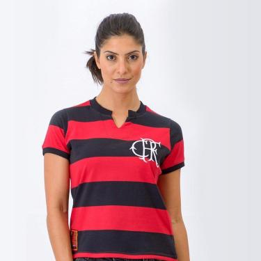 Imagem de Camisa Flamengo Retrô Baby Look Tri-Carioca 1979 Feminina-Feminino