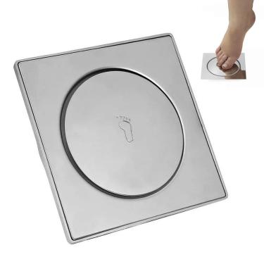 Imagem de Ralo Inteligente Click Pop Up 15X15 Inox Oculto Invisivel