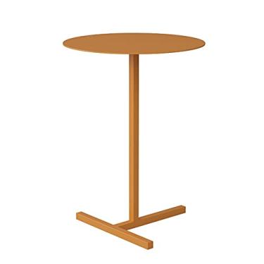 Imagem de Mesa de centro de design simples, mesa de centro redonda nórdica, mesa de centro para sala de estar, sofá, mesa de cabeceira, moderna, minimalista, varanda, mesa de centro, várias cores para escolher