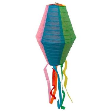 Imagem de Balão em Papel Colorido  Lanterna Junina 30cm para Decoração de Festas