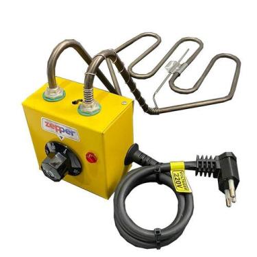 Imagem de Resistencia Fritadeira Elétrica 7 litros Termostato Zepper, amarelo, 2