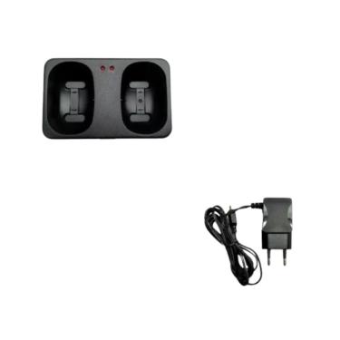 Imagem de Fonte + Base Carregadora Para Rádio Intelbras Rc4100 Rc4102