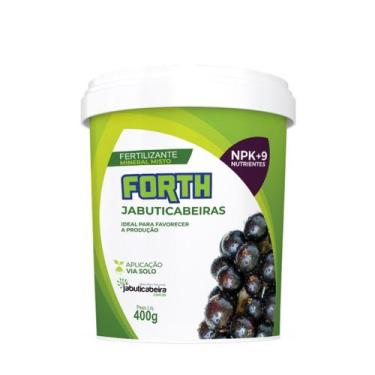 Imagem de Adubo Forth Fertilizante Jabuticabeira Npk+9 Nutrientes 400g - Forth J