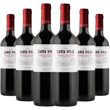 Imagem de Kit 6 Garrafas Carta Vieja Cabernet Sauvignon