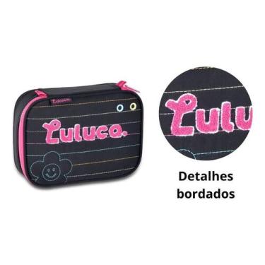 Imagem de Estojo Simples 22 x 16 x 6 Luluca Preto - CLIO STYLE