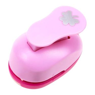 Imagem de KiBcsLic Perfurador de papel, ferramenta de, suprimentos versáteis, acessórios para furadores de revistas, cartões de casamento, papéis para festivais, Três Folhas