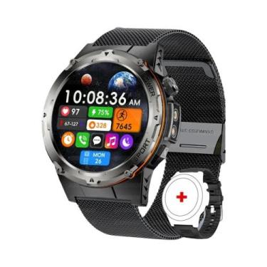 Imagem de Relógio Inteligente Masculino Com Tela AMOLED HD, Chamadas NFC BT, À P