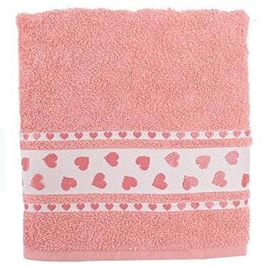 Imagem de Toalha De Rosto Felpuda Jacquard Premium Corações Döhler