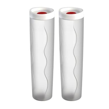 Imagem de Organizador de Cozinha - Pote de Mantimentos Hermético para Macarrão, Feijão e Grãos, Tampa Empilhável(Branco)