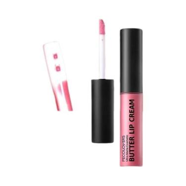 Imagem de Batom Líquido Nude Hidratante Não Pegajoso De Longa Duração Com Óleo E