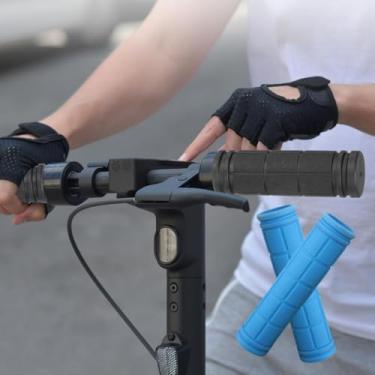 Imagem de 2 Pegadores de alça de bicicleta, punhos de guidão de bicicleta de borracha antiderrapantes, aderência de bicicleta de substituição especializada, para bicicleta de montanha dobrável Beach Cruiser