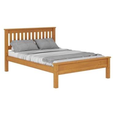 Imagem de Cama De Casal Madeira Maciça Para Colchão 188 X 138cm Multimóveis Cr35