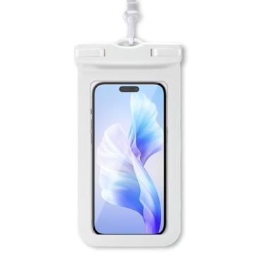 Imagem de Bolsa universal à prova d'água, itens essenciais de férias IPX8 Beach Essentials (branca)