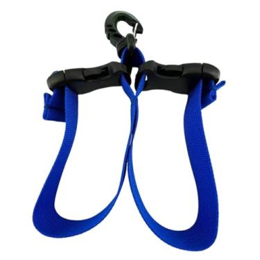Imagem de simhoa Cintas para nadadeiras de mergulho, acessórios, equipamentos, nadadeiras, fivelas, suporte para mergulho livre, Azul