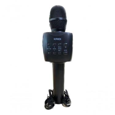 Imagem de Microfone Bluetooth Karaokê Youtuber Repórter Podcast Kd8202 Preto