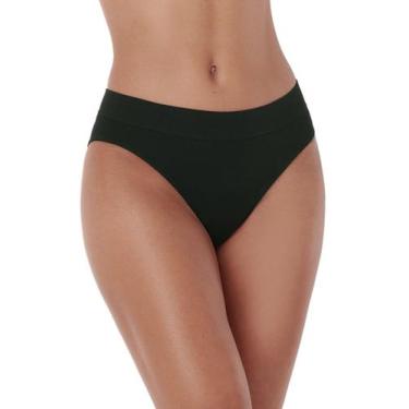 Imagem de Calcinha Comfort Sem Costura Zee Rucci Preto, P, Preto