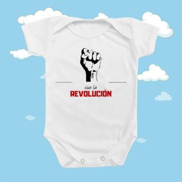 Imagem de Body de Bebê Roupinha Viva La Revolucion Menino Menina Presente Temáti