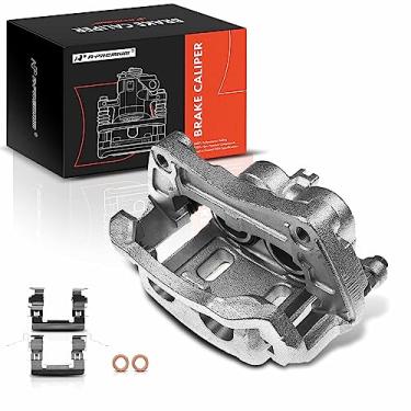Imagem de A-Premium Conjunto de pinça de freio a disco com suporte compatível com modelos selecionados Nissan e Infiniti - Murano, EX35, EX37, G25, G35, G37, M35, M35h, M37, M45, M56, Q40, Q70 - Lado do motorista dianteiro esquerdo