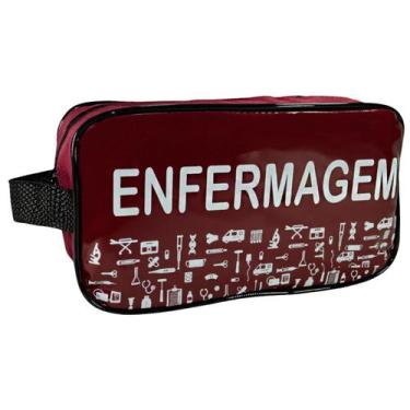 Imagem de Necessaire Enfermagem Bolsa Personalizada Academica Estagio - LOVE SAU