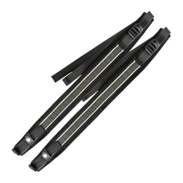 Imagem de harayaa Alça de arnês tipo sanfona, alça de ombro ajustável com fivelas ajustáveis, Preto Branco