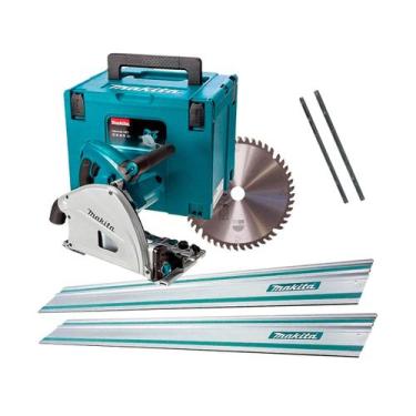 Imagem de Kit Serra Circular com Maleta SP6000J Makita e 2 Trilhos de 1 metro e 
