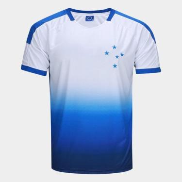 Imagem de Camiseta Cruzeiro Dry Masculina - Oldoni Sports, Branco, M