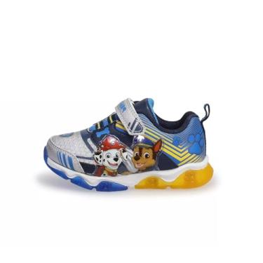 Imagem de Nickelodeon Tênis masculino da Patrulha Canina Chase and Marshall, Azul/Marinho, 22 BR