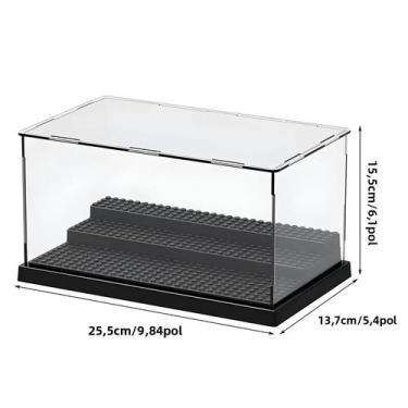 Imagem de Caixa De Exibição Transparente Em Acrílico Para Blocos De Montar, Capa