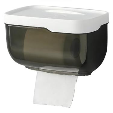 Imagem de Caixa Organizadora Para Papel HigiêNico De Parede, Com Suporte, Para Banheiro