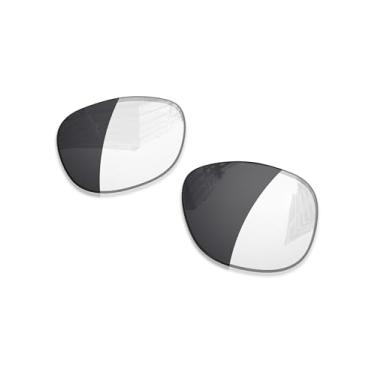 Imagem de LenzReborn Lentes de reposição polarizadas de 1,6 mm para óculos de sol RayBan Meta Wayfarer RW4008 53 mm, proteção UV - Mais opções, Claro a preto, fotocromático, não polarizado, One Size