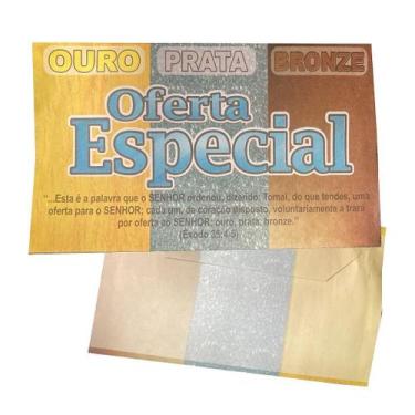Imagem de Envelope Colado Ouro, Prata e Bronze - 100 Unidades - no-brand
