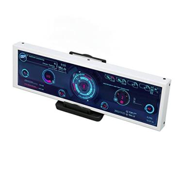 Imagem de Monitor de Temperatura do Computador 8.8 Polegada Ips Editor de Tema Desligamento Automático Usb Power Multifuncional Pc Cpu Monitor de Dados para Gpu Ram Tempo