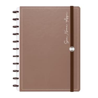 Imagem de Caderno De Disco Inteligente Iscool Personalizado 80 Folhas Solid Metallic Capuccino G