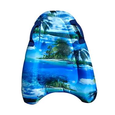 Imagem de Prancha de surf infantil inflável com alças, prancha portátil para diversão aquática de verão, grande flutuabilidade adequada para crianças e adultos