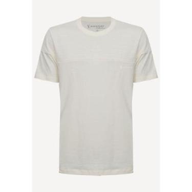 Imagem de Camiseta Recortada Aleatory Nissi Creme-Masculino