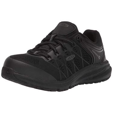 Imagem de KEEN Utility Tênis feminino Vista Energy Low Height Toe Composite Toe Industrial Work Shoe, Preto/Corvo, 8.5 Wide