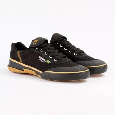 Imagem de Tênis Futsal Randall Lona Alfa Ad - Preto/Dourado-Unissex