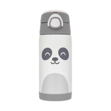 Imagem de Garrafinha Térmica Com Canudo Retratil Buba Panda