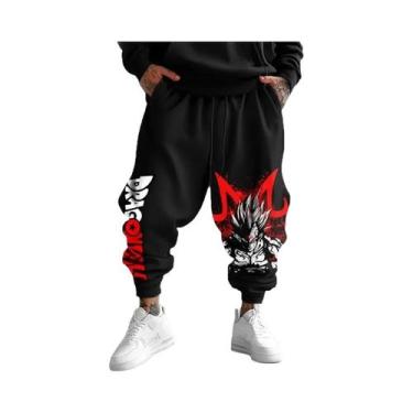 Imagem de Leggings Esportivas De Algodão Para Homens E Mulheres Dragon Ball GOKU