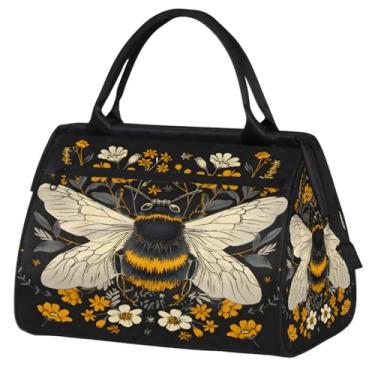 Imagem de Bolsa pequena para o fim de semana para mulheres, homens, praia, palavra, litoral, dobrável, bolsa de viagem, Cor: 73 cm, 15.2*8.3*11.6 inch, Moderno