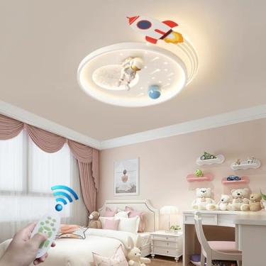 Imagem de Luminária de teto em formato de nuvem, estilo ficção científica moderna, com LED, para quarto infantil, com controle remoto e regulagem de intensidade, ideal para restaurantes, quartos, escr