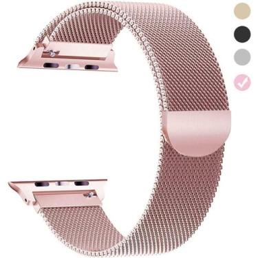 Imagem de Pulseira Samsung Gear S3 Magnetica Metal Milanese Frontier 22mm Rosê 2