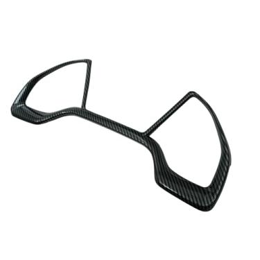 Imagem de Capa decorativa para painel de carro compatível com acessórios Honda Civic 10ª geração 2016 2017 2018 2019 2020 2021 ABS estilo fibra de carbono interior