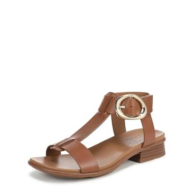 Imagem de Naturalizer Sandália feminina Brandy Flat, Couro marrom (English Tea Brown), 39