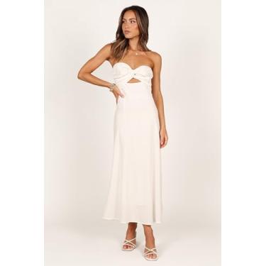 Imagem de Petal & Pup Vestido feminino Rosetta branco, Branco, 50