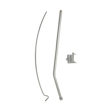 Imagem de oshhni Suporte de mesa para luz suspensa, suporte portátil dobrável para lanterna, ideal para atividades ao ar livre e piqueniques, Seção Prata 1